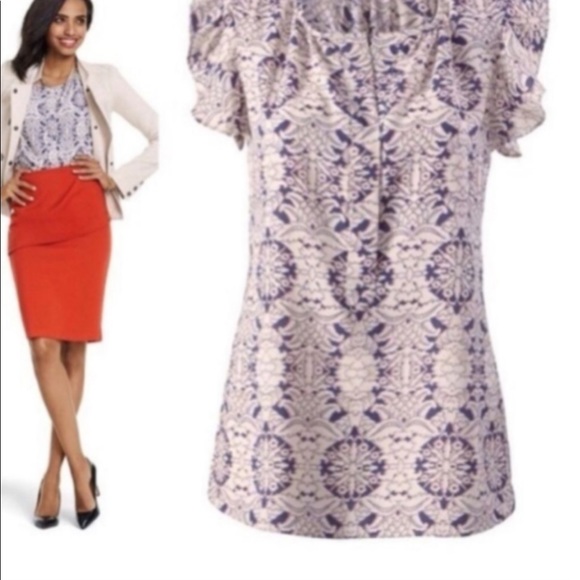 CAbi Flutter Sleeve Blouse #3074 - Picture 2 of 4